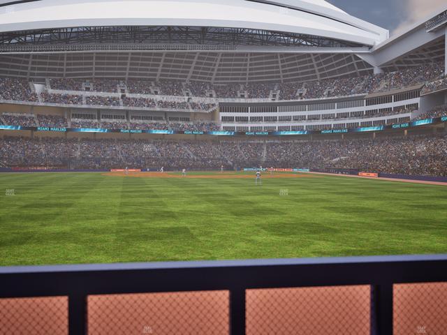 loanDepot park - Section Bullpen Bar 2 Seat View