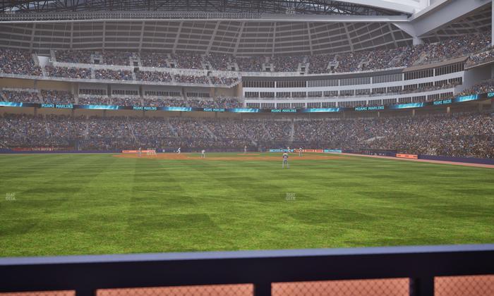 loanDepot park - Section Bullpen Bar 2 Seat View