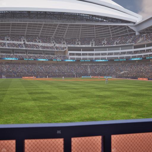 loanDepot park - Section Bullpen Bar 3 Seat View