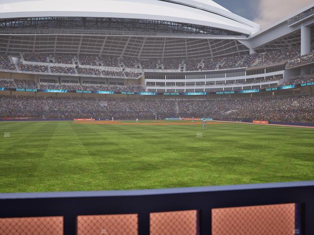 loanDepot park - Section Bullpen Bar 3 Seat View