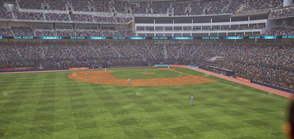 loanDepot park - Section Bullpen Sro Seat View