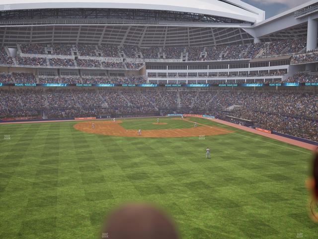 loanDepot park - Section Bullpen Sro Seat View