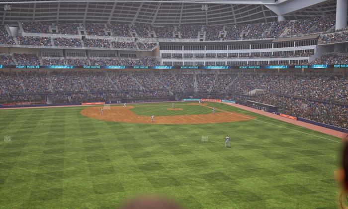 loanDepot park - Section Bullpen Sro Seat View
