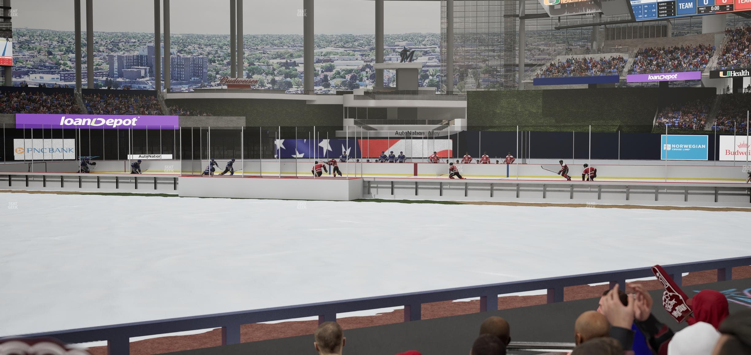 loanDepot park - Section Clubhouse Box 10 Seat View