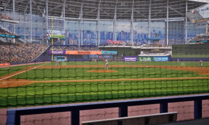 loanDepot park - Section Clubhouse Box 10 Seat View
