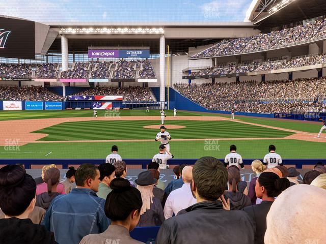 loanDepot park - Section Clubhouse Box 20 Seat View