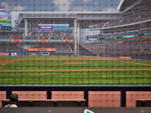 loanDepot park - Section Clubhouse Box 20 Seat View