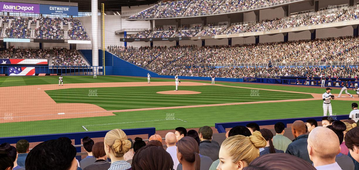 loanDepot park - Section Clubhouse Box 21 Seat View