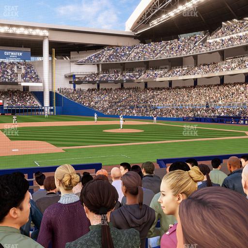 loanDepot park - Section Clubhouse Box 21 Seat View