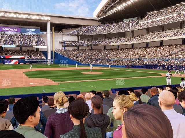 loanDepot park - Section Clubhouse Box 21 Seat View