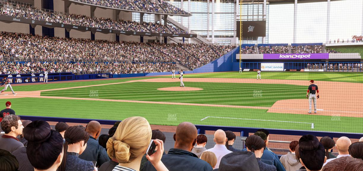 loanDepot park - Section Clubhouse Box 8 Seat View