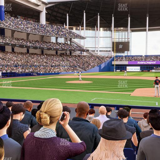 loanDepot park - Section Clubhouse Box 8 Seat View