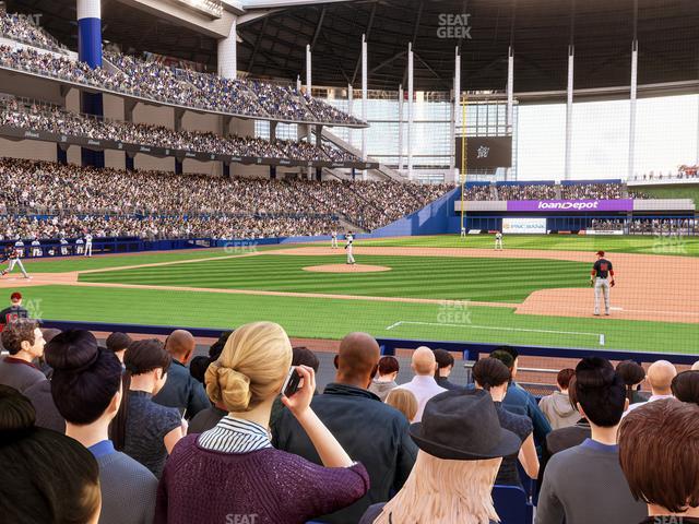 loanDepot park - Section Clubhouse Box 8 Seat View