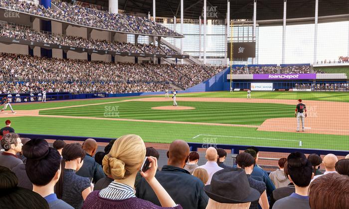 loanDepot park - Section Clubhouse Box 8 Seat View