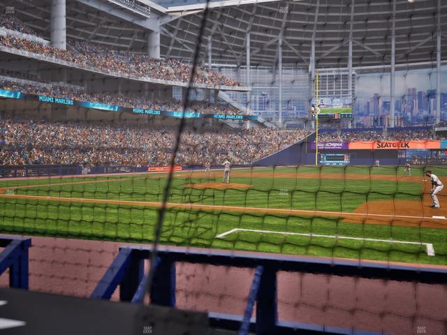 loanDepot park - Section Clubhouse Box 8 Seat View