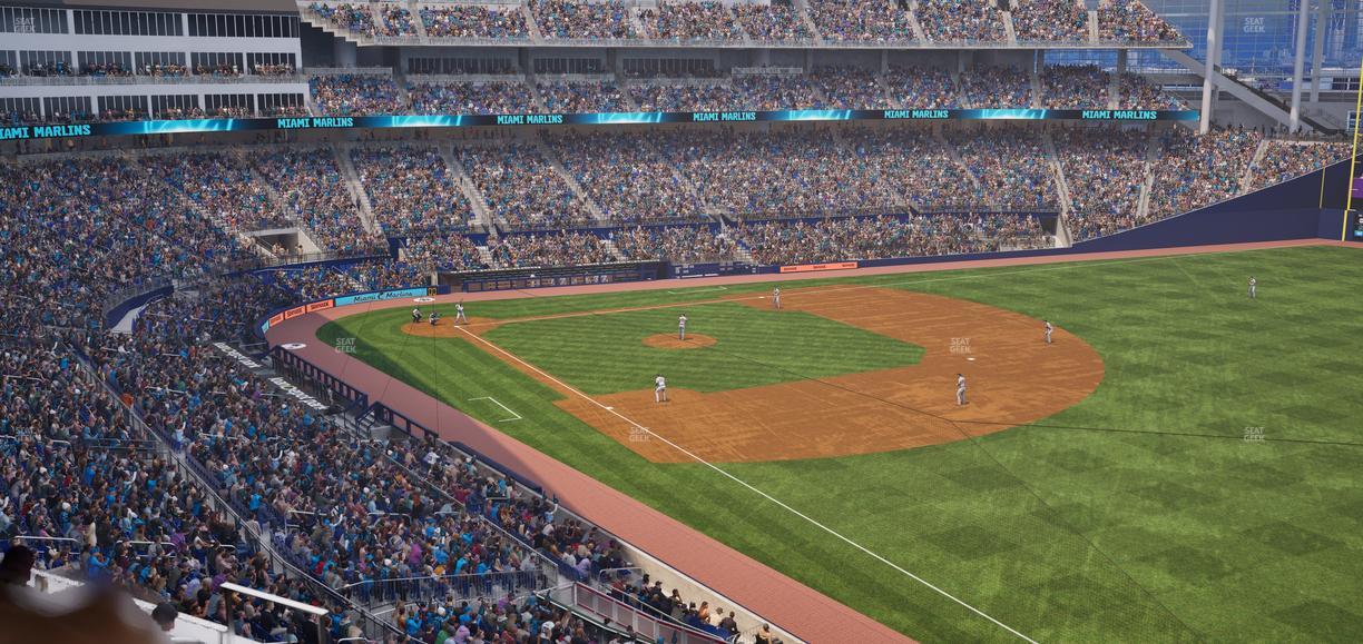 loanDepot park - Section Fiesta Suite 203 A Seat View