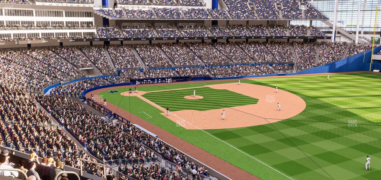 loanDepot park - Section Fiesta Suite 203 A Seat View