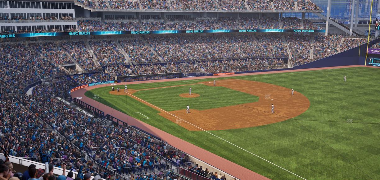 loanDepot park - Section Fiesta Suite 203 B Seat View