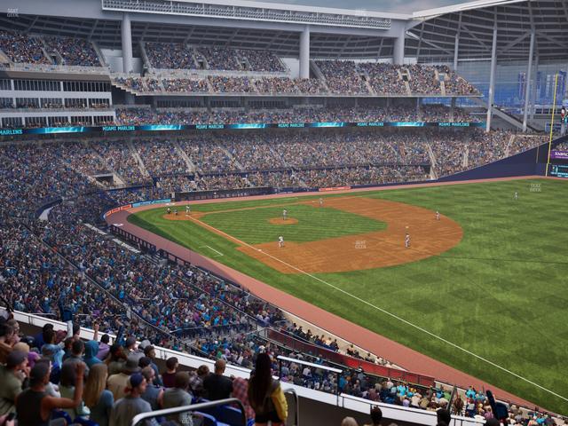 loanDepot park - Section Fiesta Suite 203 B Seat View
