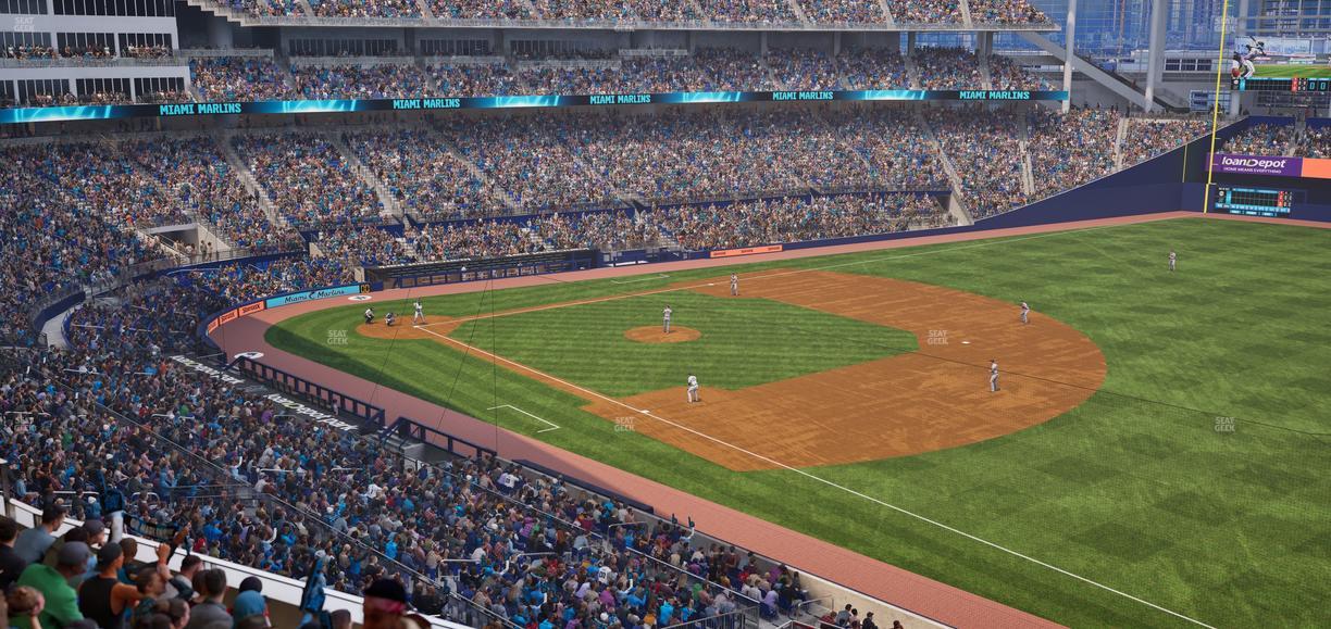 loanDepot park - Section Fiesta Suite 204 B Seat View