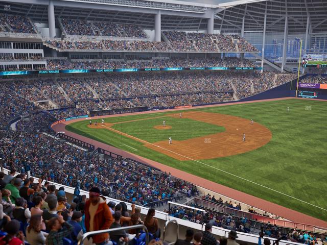 loanDepot park - Section Fiesta Suite 204 B Seat View