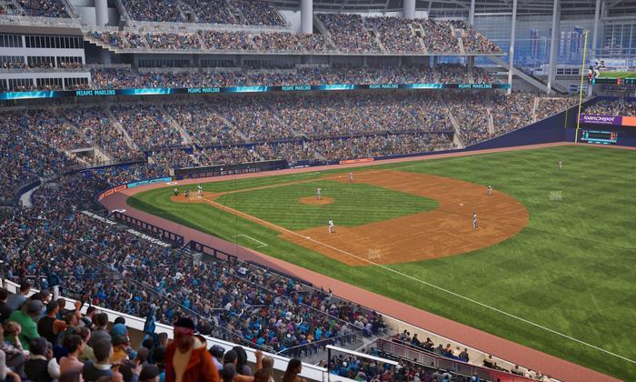 loanDepot park - Section Fiesta Suite 204 B Seat View