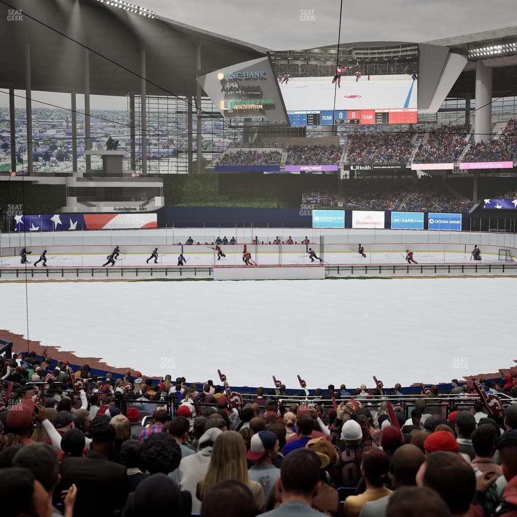 loanDepot park - Section Home Plate Box 15 Seat View