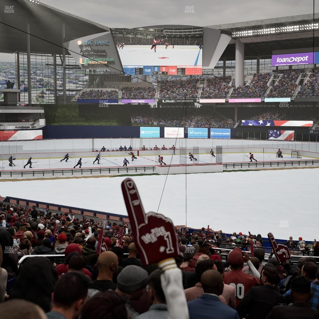loanDepot park - Section Home Plate Box 17 Seat View