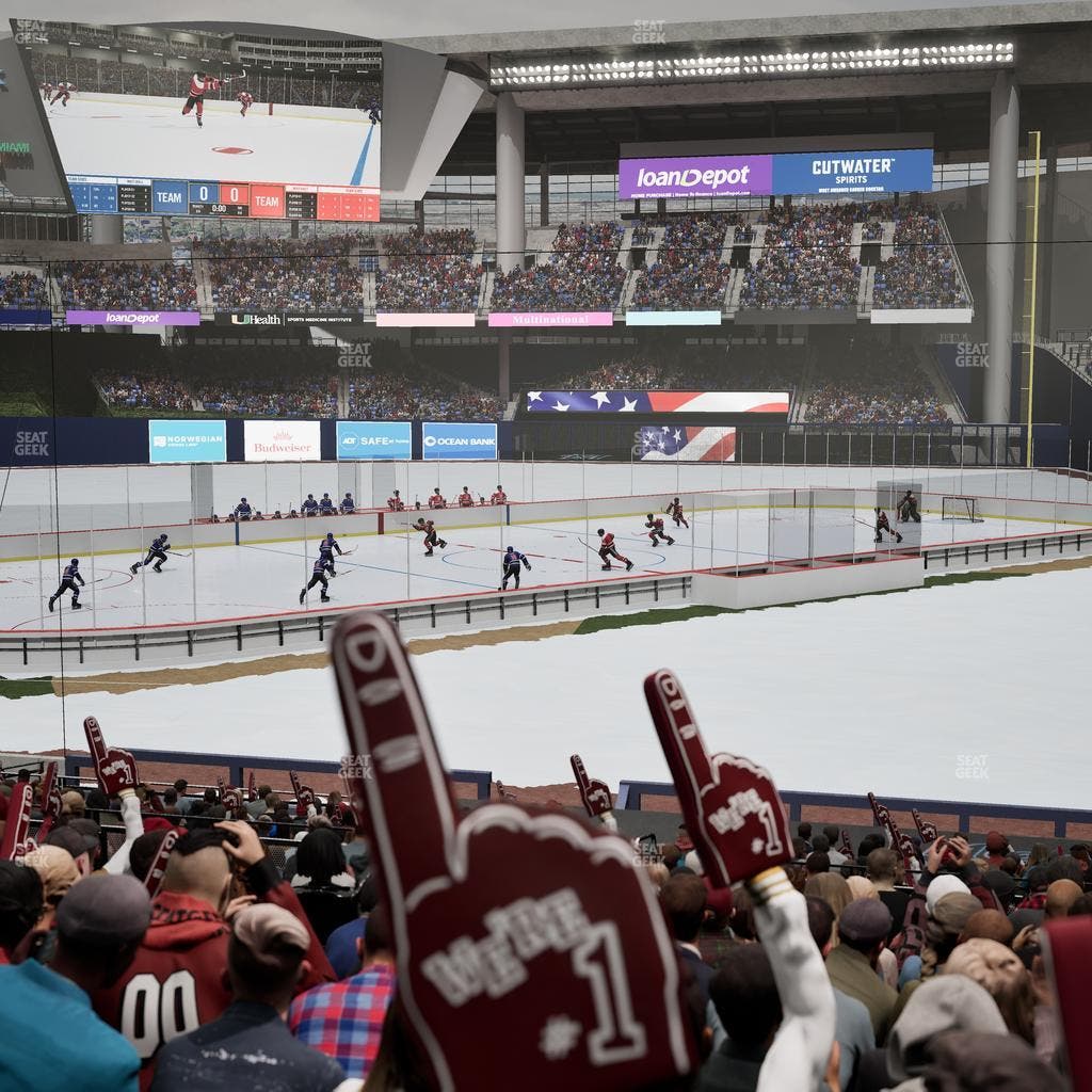 loanDepot park - Section Home Plate Box 20 Seat View