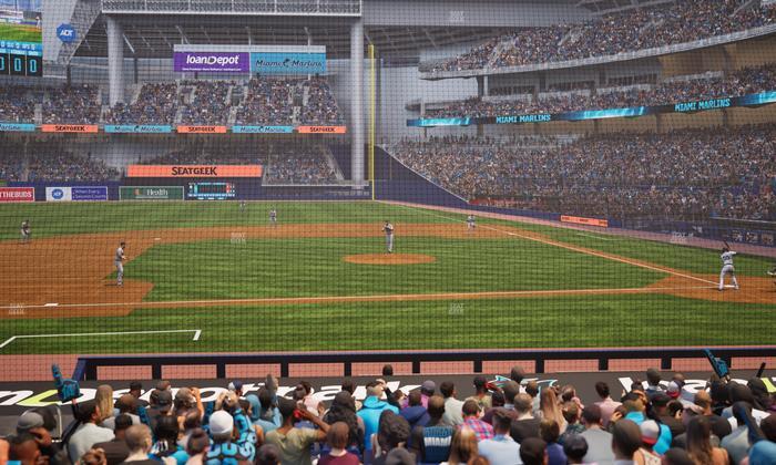 loanDepot park - Section Home Plate Box 20 Seat View