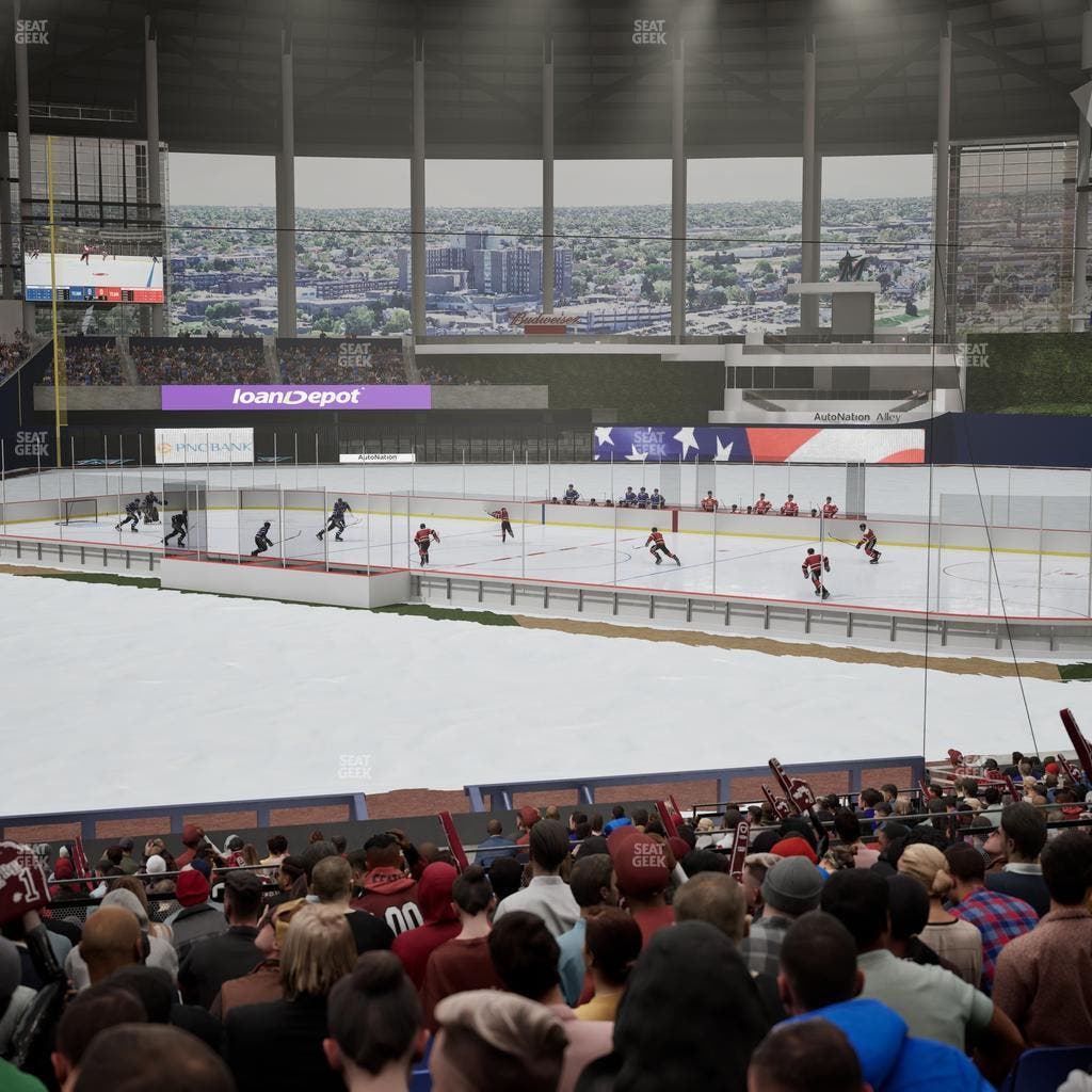 loanDepot park - Section Home Plate Box 9 Seat View