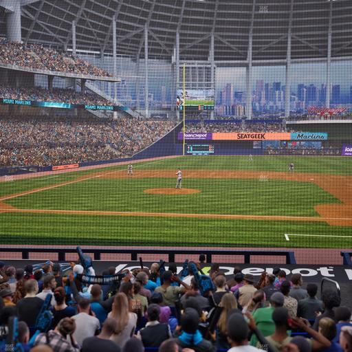 loanDepot park - Section Home Plate Box 9 Seat View