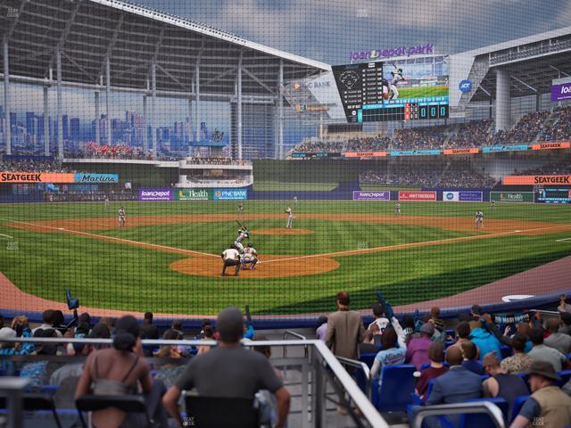 loanDepot park - Section Pnc Club Field Level 14 Seat View