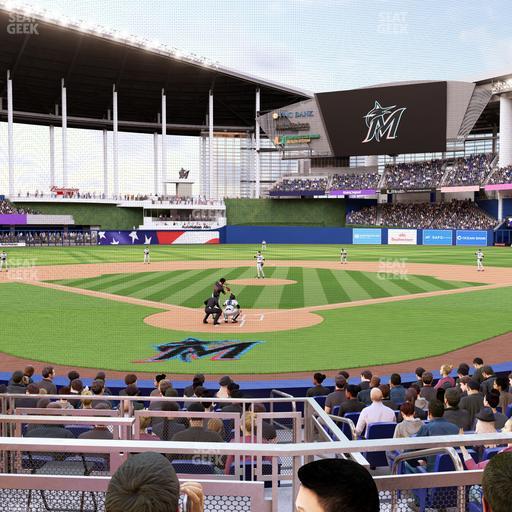 loanDepot park - Section Pnc Club Field Level 14 Seat View