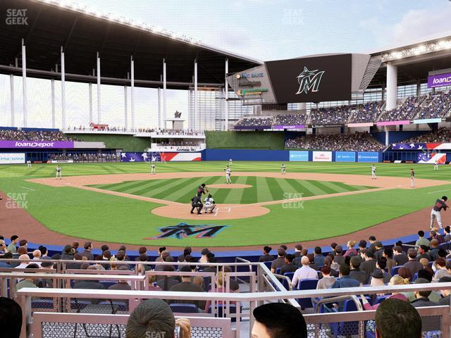 loanDepot park - Section Pnc Club Field Level 14 Seat View