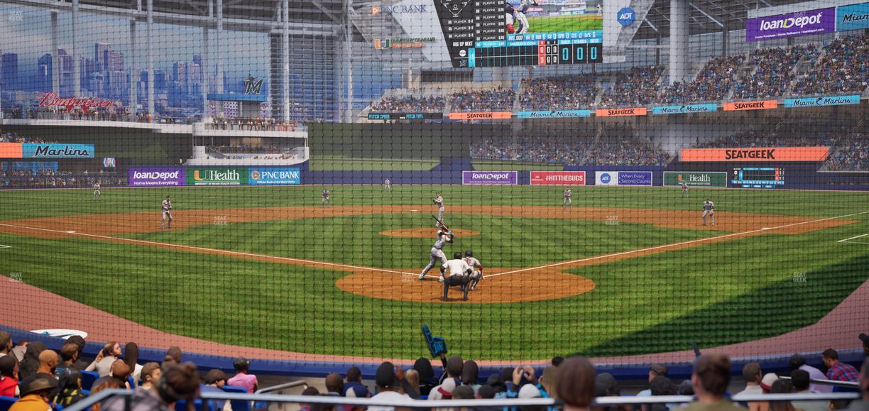 loanDepot park - Section Pnc Club Field Level 15 Seat View