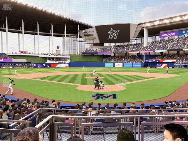 loanDepot park - Section Pnc Club Field Level 15 Seat View