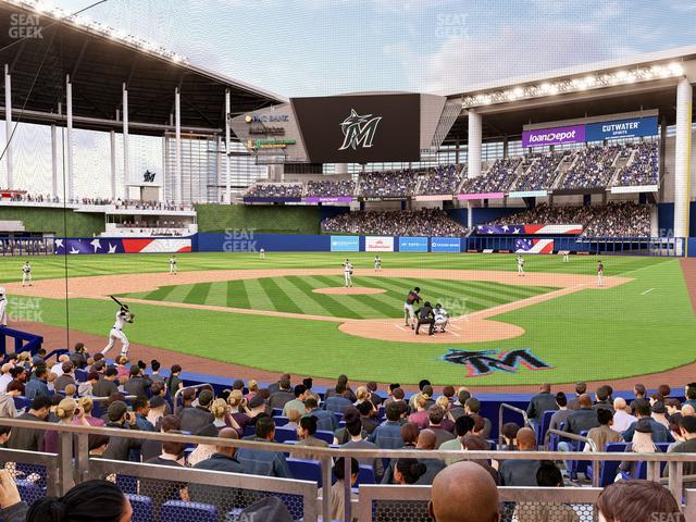 loanDepot park - Section Pnc Club Field Level 16 Seat View