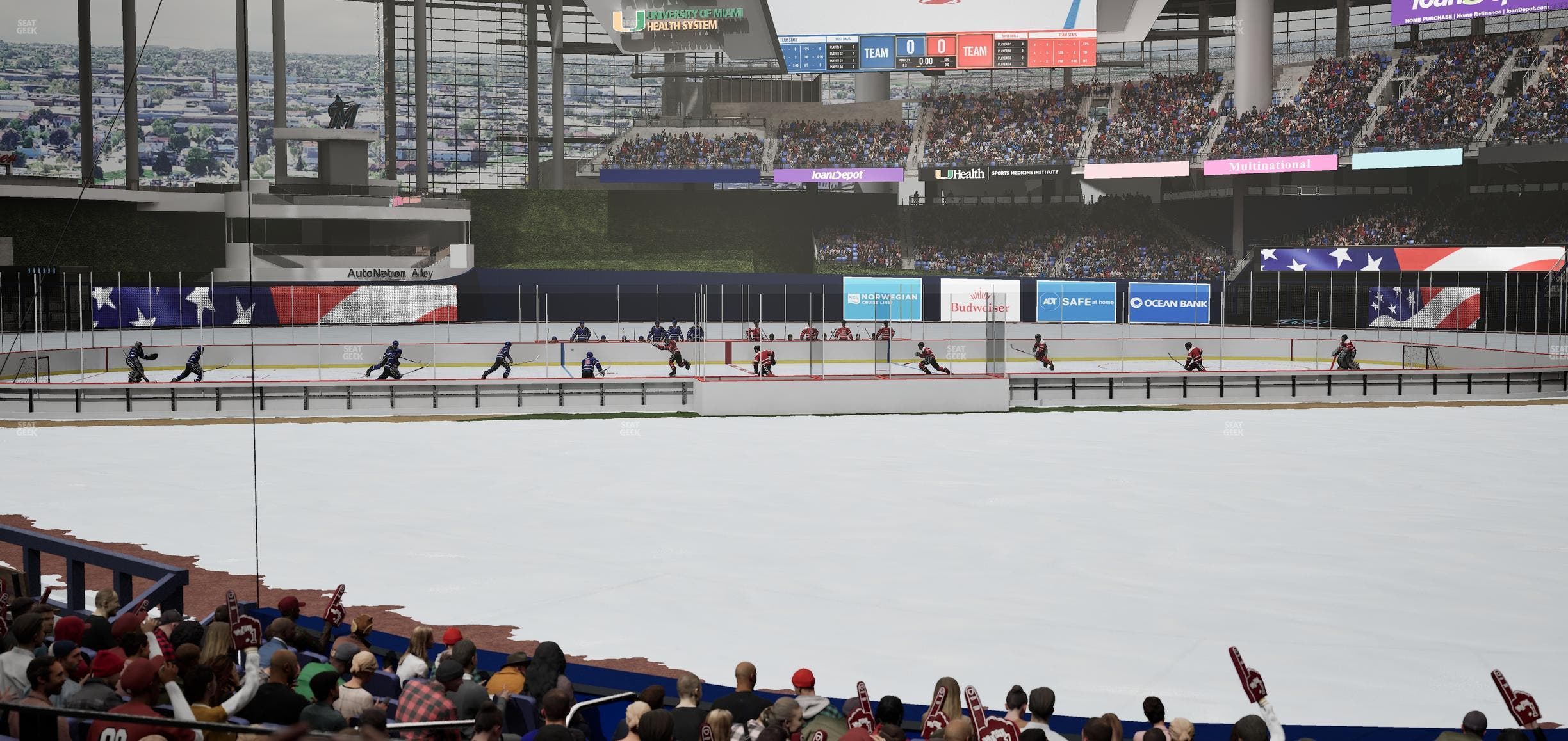 loanDepot park - Section Pnc Club Field Level 16 Seat View