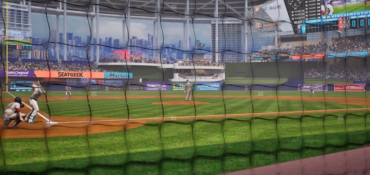 loanDepot park - Section Pnc Club Field Level 4 Seat View