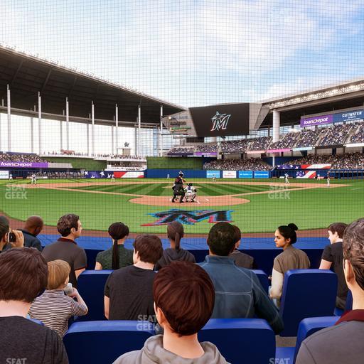 loanDepot park - Section Pnc Club Field Level 6 Seat View