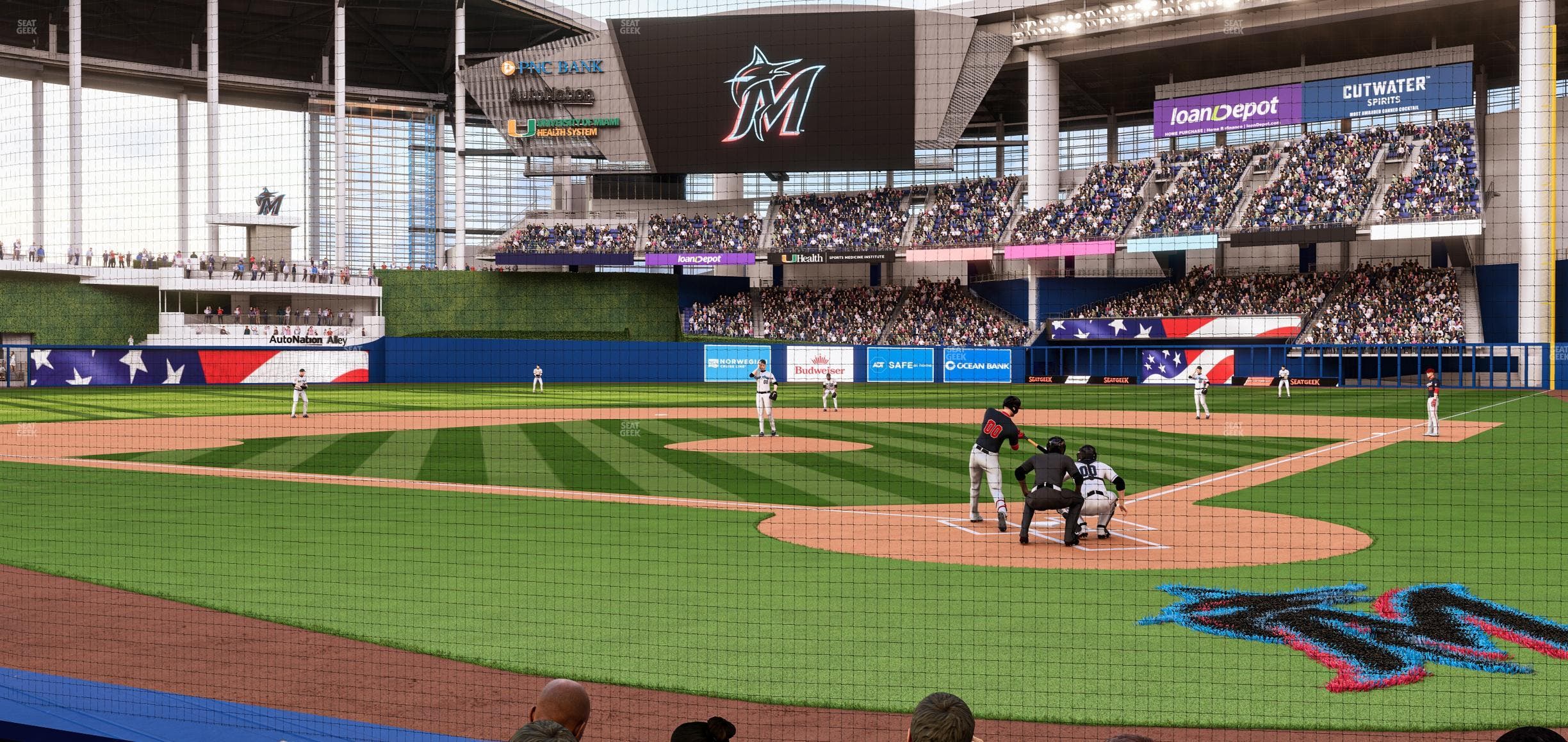 loanDepot park - Section Pnc Club Field Level 7 Seat View