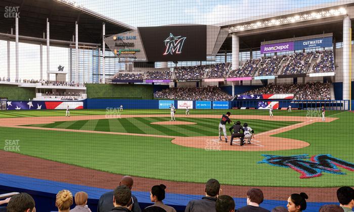 loanDepot park - Section Pnc Club Field Level 7 Seat View