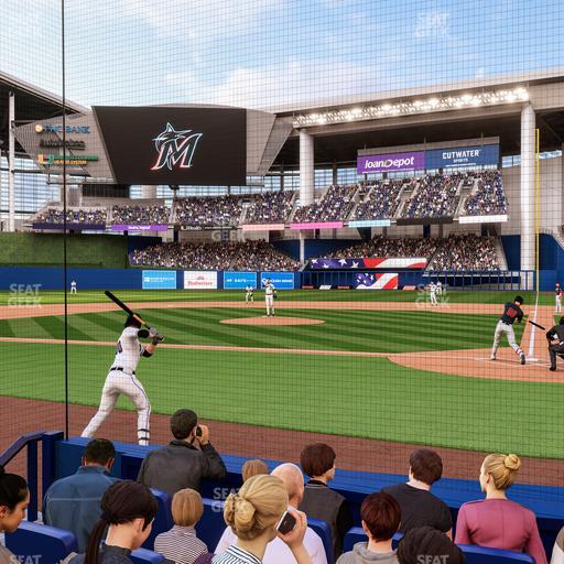 loanDepot park - Section Pnc Club Field Level 8 Seat View