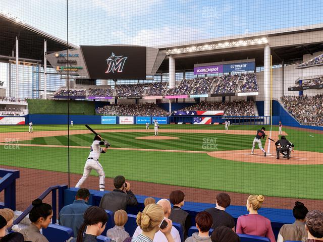 loanDepot park - Section Pnc Club Field Level 8 Seat View