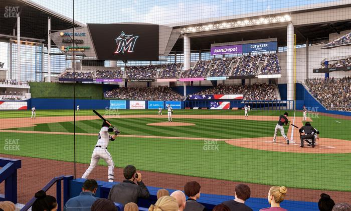 loanDepot park - Section Pnc Club Field Level 8 Seat View