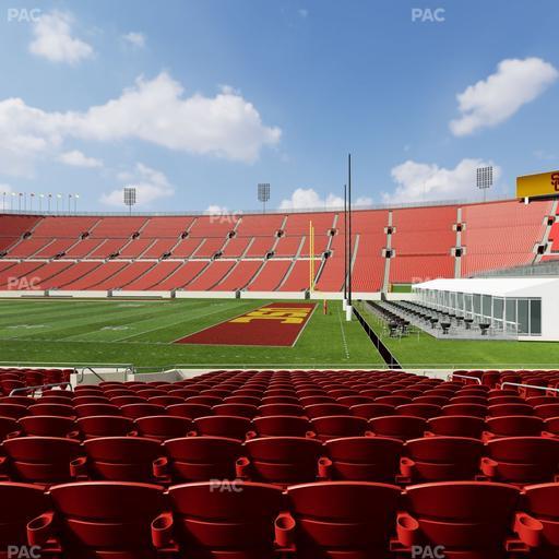 Los Angeles Memorial Coliseum - Section 103 B Seat View