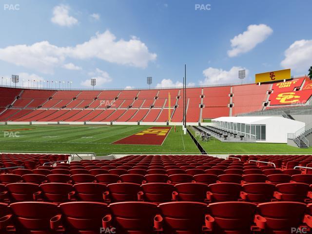 Los Angeles Memorial Coliseum - Section 103 B Seat View