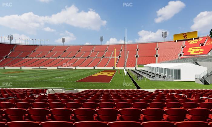 Los Angeles Memorial Coliseum - Section 103 B Seat View