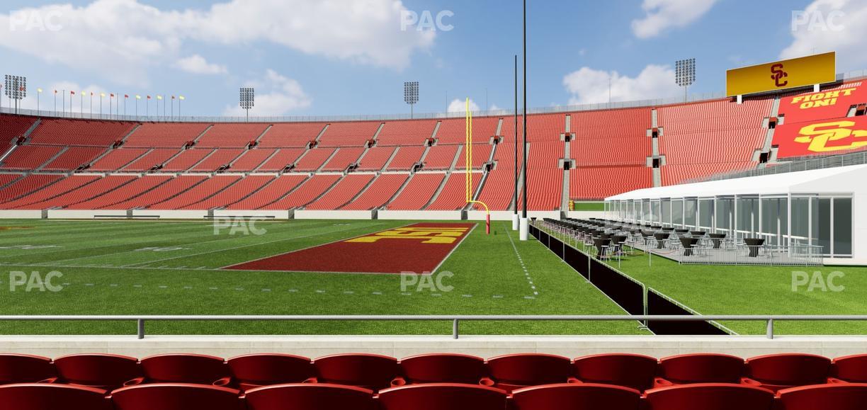 Los Angeles Memorial Coliseum - Section 103 B Seat View